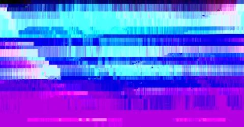 Trendy glitch pattern on dark background. Abstract geometric elements Stockillustratie