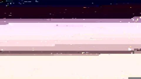 Trendy glitch pattern on dark background. Abstract geometric elements イラスト素材