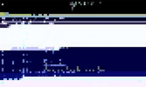 Trendy glitch pattern on dark background. Abstract geometric elements Stockillustratie