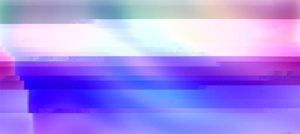 Trendy glitch pattern on dark background. Abstract geometric elements Illustrazione stock