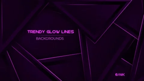 Trendy Glowing Lines Background Stock After Effects