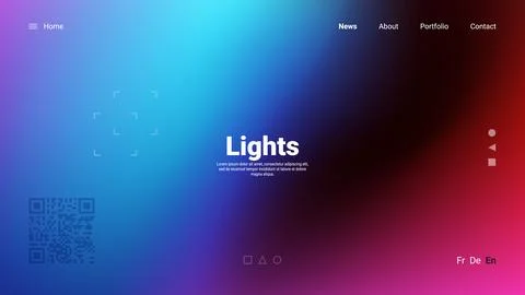 Trendy graffiti style background with light neon blurred shape. Modern wallpa Stock Illustration