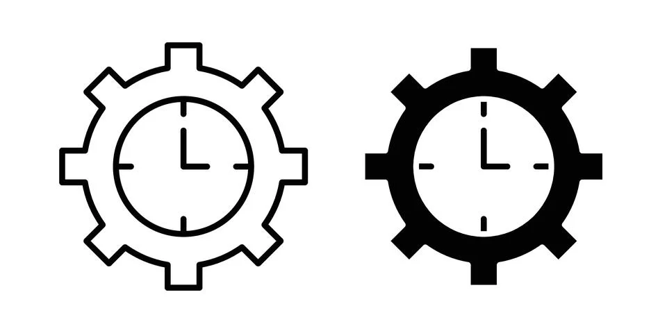 Trendy icon linear versions pack on white background Stock Illustration