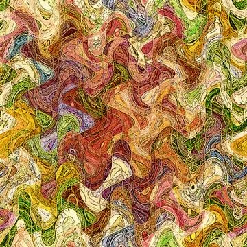 Trendy irregular zigzag colorful pattern for decorative design. イラスト素材