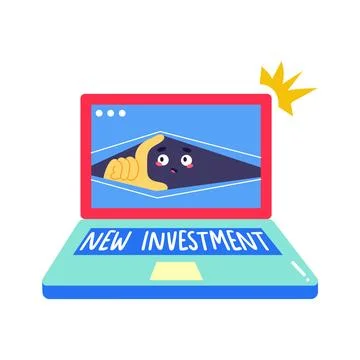 Trendy isometric illustration of computer displaying programming algorithmic Stock Illustration