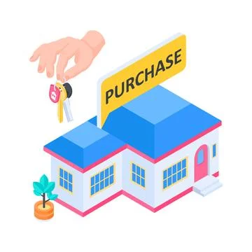 Trendy isometric illustration of digital content filtering and web information Stock Illustration