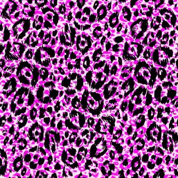 Trendy leopard background Stock Illustration