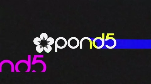 Trendy Liquid Glitch Logo  库存 After Effects