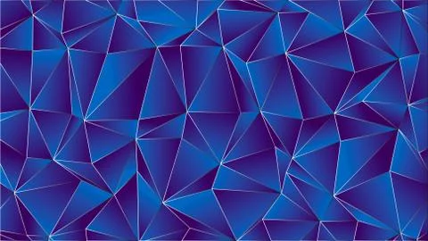 Trendy Low Poly with Indigo and Violet Backdrop Stock-Illustration