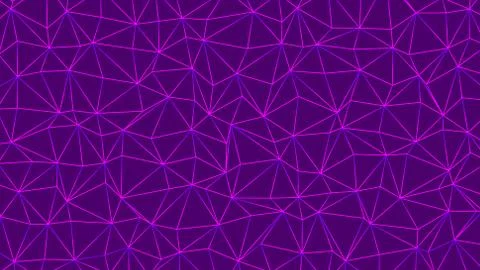 Trendy Low Poly Triangles on Violet Backdrop Stock Illustration