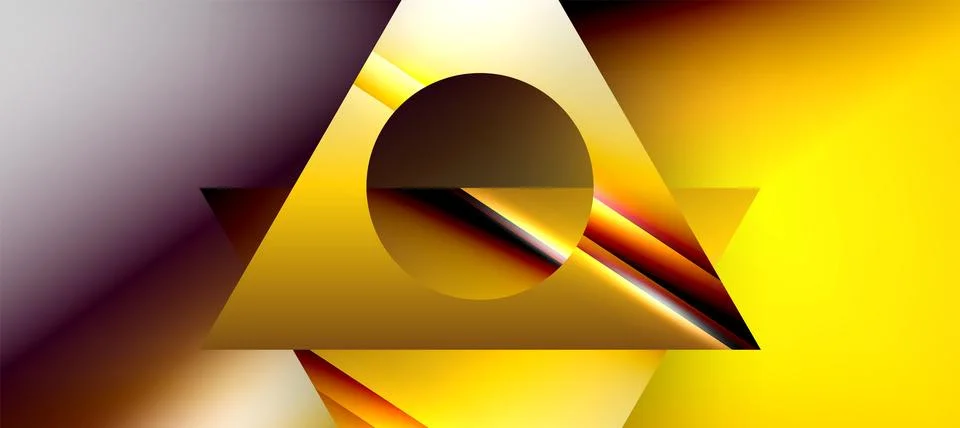 Trendy minimal geometric composition abstract background. Shadow lines and Stock Illustration