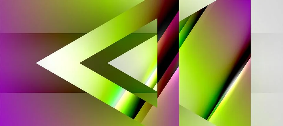 Trendy minimal geometric composition abstract background. Shadow lines and イラスト素材