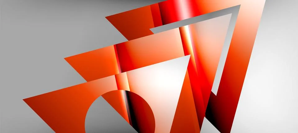 Trendy minimal geometric composition abstract background. Shadow lines and Ilustración de archivo