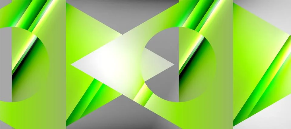 Trendy minimal geometric composition abstract background. Shadow lines and 库存插图