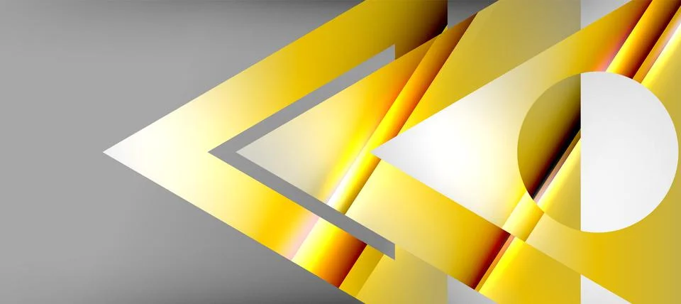 Trendy minimal geometric composition abstract background. Shadow lines and Stockillustratie