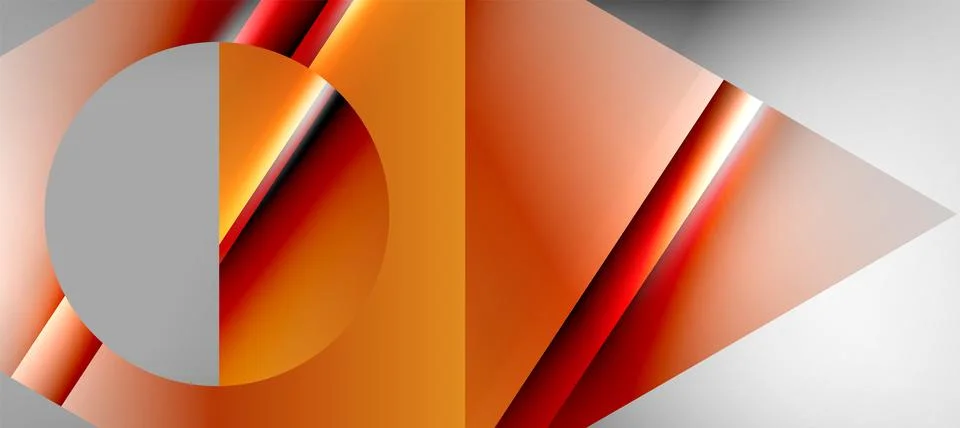 Trendy minimal geometric composition abstract background. Shadow lines and Ilustración de archivo
