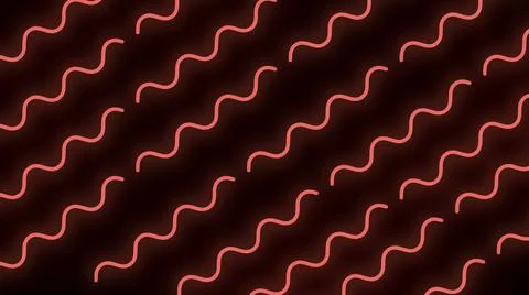 Trendy minimal style loopable zig-zag smooth line animation background イラスト素材