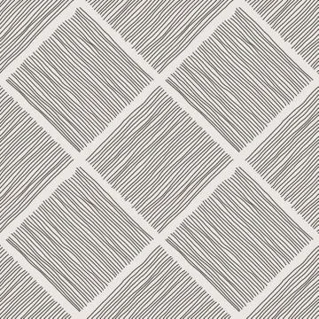 Trendy minimalist seamless pattern with abstract creative hand drawn composition 스톡 일러스트