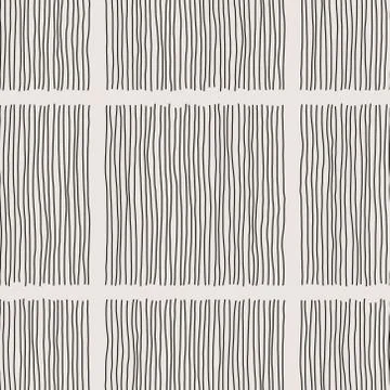 Trendy minimalist seamless pattern with abstract creative hand drawn composition Illustrazione stock