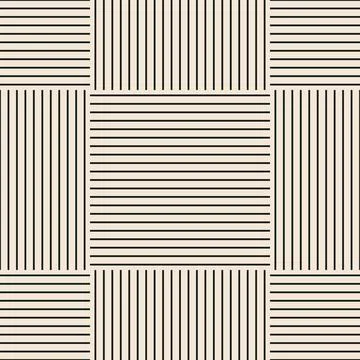 Trendy minimalist seamless pattern with abstract creative geometric composition 스톡 일러스트