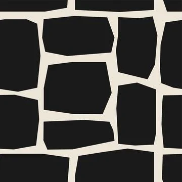 Trendy minimalist seamless pattern with abstract creative hand drawn composition 스톡 일러스트