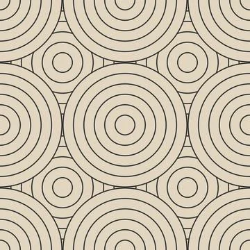 Trendy minimalist seamless pattern with abstract creative geometric composition Stock-Illustration