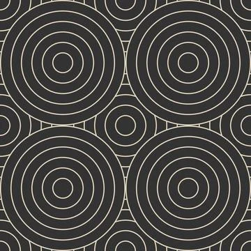Trendy minimalist seamless pattern with abstract creative geometric composition 스톡 일러스트
