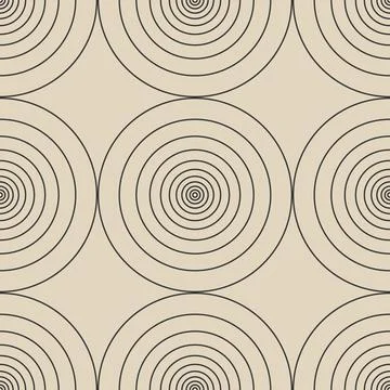 Trendy minimalist seamless pattern with abstract creative geometric composition Stock Illustration