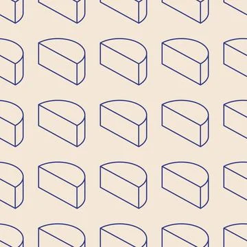 Trendy minimalist seamless pattern with abstract creative geometric composition Illustrazione stock