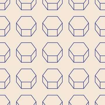 Trendy minimalist seamless pattern with abstract creative geometric composition Illustrazione stock