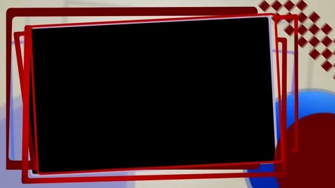 Trendy Modern Title Box Shape Stock Footage 265758908