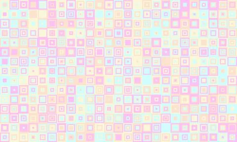 Trendy mosaic-style pattern with structured geometry. A vibrant, colourful .. Stock Illustration