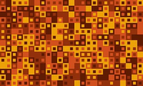 Trendy mosaic-style pattern with structured geometry. A vibrant, colourful .. Stock Illustration