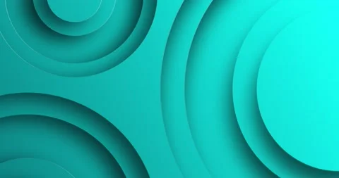 Trendy motion graphics background. 3d circular shape sky blue animated moti.. 스톡 동영상 224699532