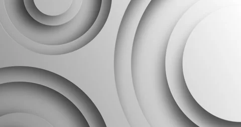 Trendy motion graphics background. 3d circular shape grey animated motion g.. Vídeos de archivo 224699542