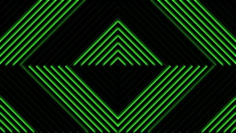 Trendy neon green glow lines form pattern Stock Footage 284781053