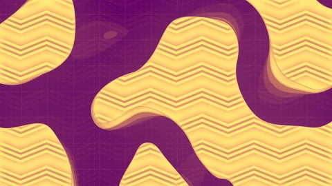 Trendy paper art seamless loop animation. Topographic map concept. 3d rendering Stock Footage 119599911