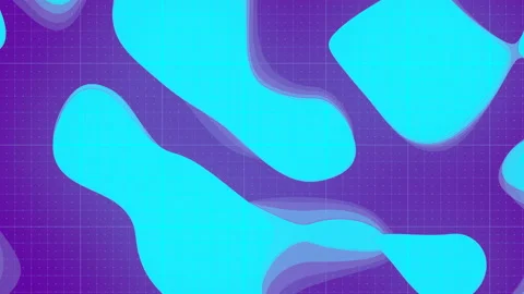 Trendy paper art seamless loop animation. Topographic map concept. 3d rendering Stock Footage 120350270