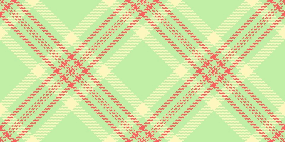 Trendy plaid textile texture, table cloth tartan vector background. Striped.. Stock Illustration