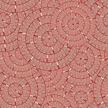 Trendy retro style circle pattern, wrapping paper design Trendy retro styl... Foto stock