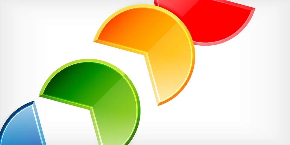 Trendy round shapes with triangular angle design element. Vector Illustration 스톡 일러스트