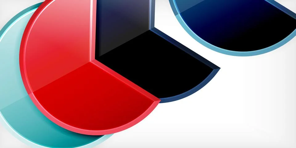 Trendy round shapes with triangular angle design element. Vector Illustration Illustrazione stock