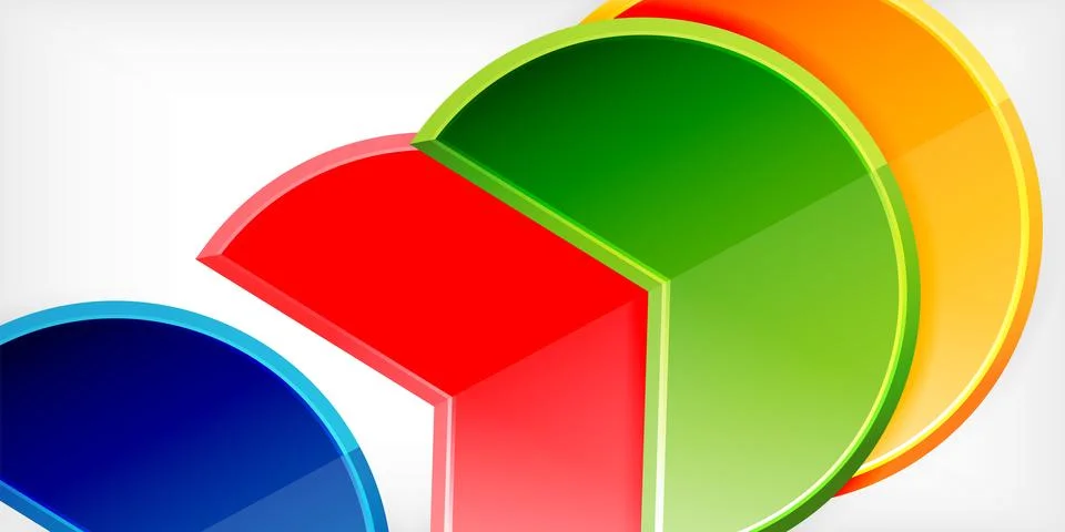 Trendy round shapes with triangular angle design element. Vector Illustration イラスト素材