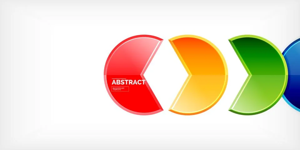 Trendy round shapes with triangular angle design element. Vector Illustration Ilustração Stock