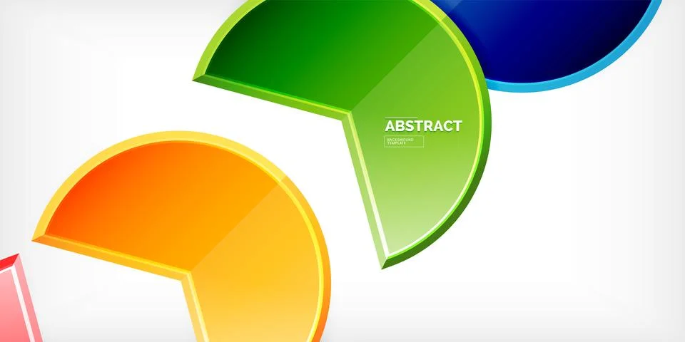 Trendy round shapes with triangular angle design element. Vector Illustration Ilustração Stock