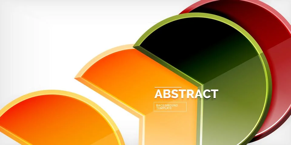 Trendy round shapes with triangular angle design element. Vector Illustration Stock Illustration