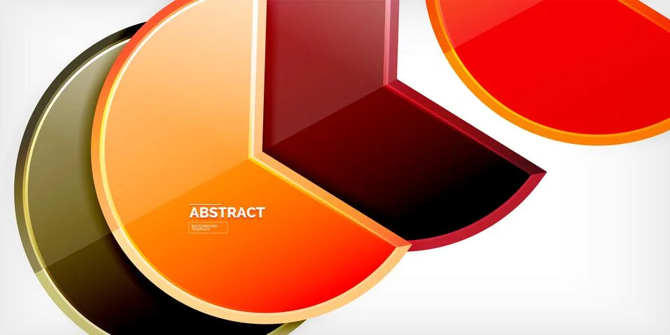 Trendy round shapes with triangular angle design element. Vector Illustration Ilustración de archivo
