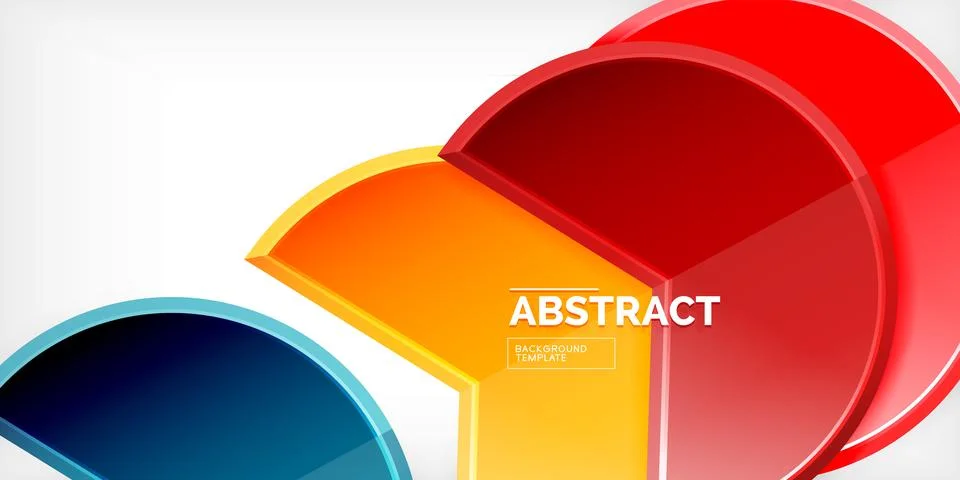 Trendy round shapes with triangular angle design element. Vector Illustration Illustrazione stock