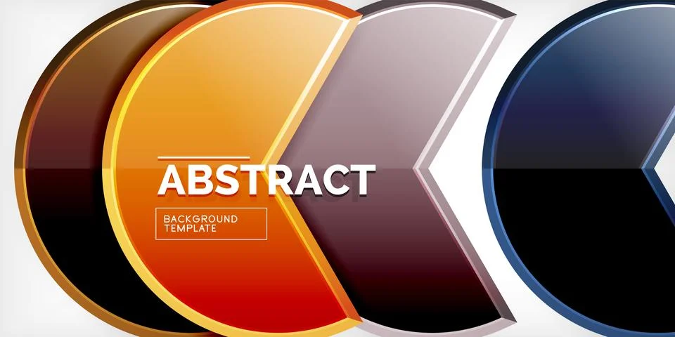 Trendy round shapes with triangular angle design element. Vector Illustration 스톡 일러스트