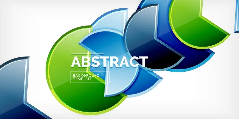 Trendy round shapes with triangular angle design element. Vector Illustration Stockillustratie